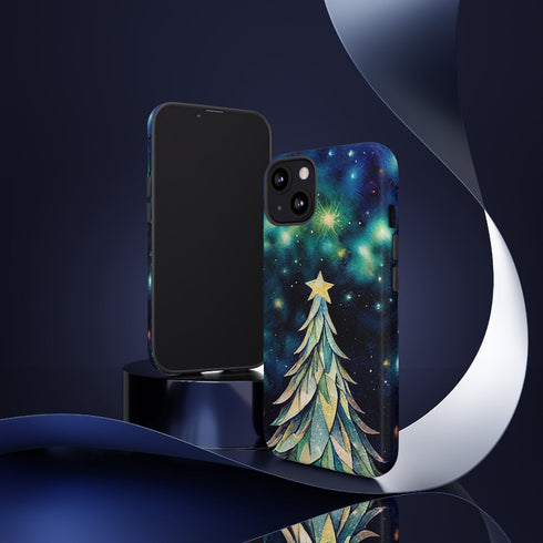 Christmas Tree On a Sky Full of Stars - Impact Resistant Phone Case